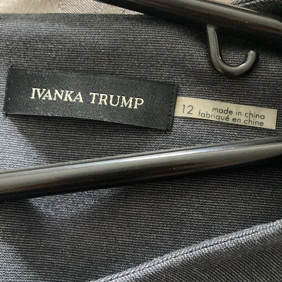 Ivanka Trump Grey dress size 12 - Picture 3 of 3